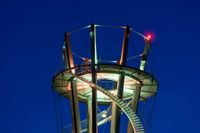 Eine Augenweide: Der beleuchtete Schönbuchturm.