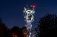 Eine Augenweide: Der beleuchtete Schönbuchturm.