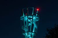 Eine Augenweide: Der beleuchtete Schönbuchturm.