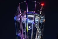 Eine Augenweide: Der beleuchtete Schönbuchturm.
