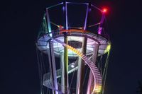 Eine Augenweide: Der beleuchtete Schönbuchturm.