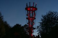 Eine Augenweide: Der beleuchtete Schönbuchturm.