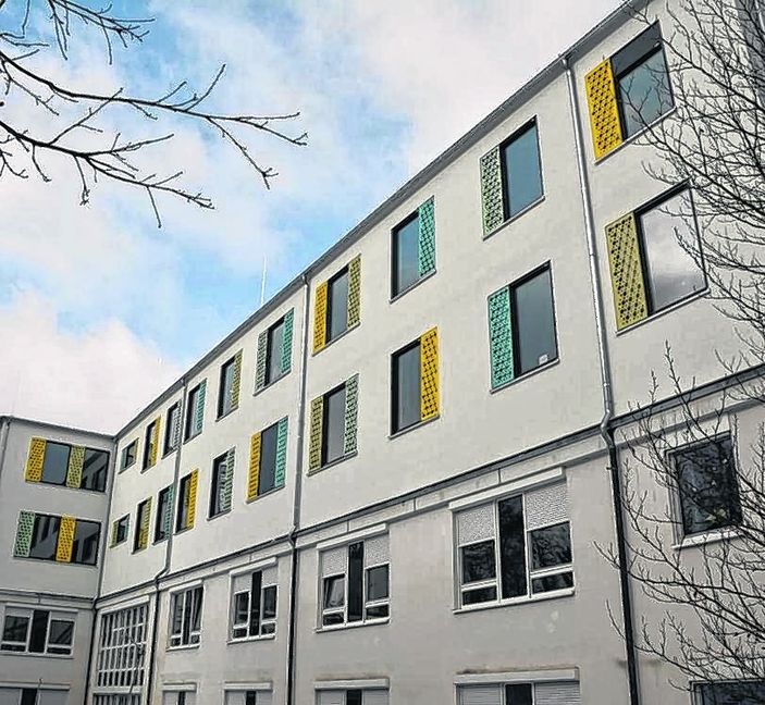 Der Aufbau des Böblinger Krankenhauses wirkt freundlich. Dort sind die neuen 27 Betten untergebracht.  Bild: z