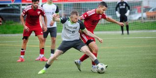 Adrijan Mijic und der GSV Maichingen II ziehen gegen den Türk SV Herrenberg den Kürzeren.