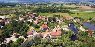 Der Blick von oben zeigt die Idylle von damals.