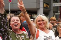 Voller Marktplatz bei "Sindelfingen rockt" und den Hits von Roxette.