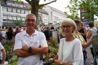Voller Marktplatz bei "Sindelfingen rockt" und den Hits von Roxette.
