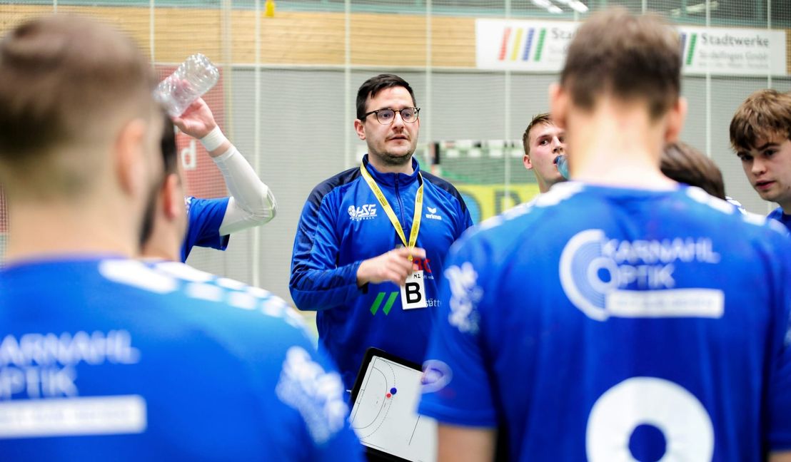 Trainer Tobias Petri und die HSG Böblingen/Sindelfingen II wollen gegen die SG Degmarn-Oedheim Revanche nehmen.