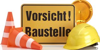 Bei Regen können sich die Arbeiten verschieben.