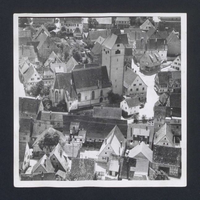 Dagersheim von oben im Jahr 1959.