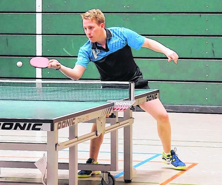 Steht nach auskuriertem Schlüsselbeinbruch für Verbandsliga-Aufsteiger VfL Sindelfingen an der Platte: Tim Ackermann.  Bild: Holzapfel
