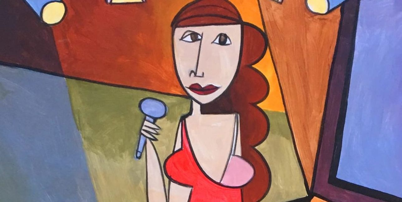 Unter dem Titel „High 5. Best of Schacher“ zeigt die Galerie auf dem Böblinger Marktplatz jeweils fünf Kunstwerke von Jim Avignon, Hans Bäurle, Juliane Hundertmark, Thomas Putze und Josephine Sagna. Rund um die Uhr durchs Schaufenster bis zum 26. Januar. Siehe auch www.galerie-schacher.de Unser Bild zeigt  „Lady in red“ von Jim Avignon (Detail).