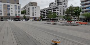 Der Böblinger Leonardo-da-Vinci-Platz auf dem Flugfeld.