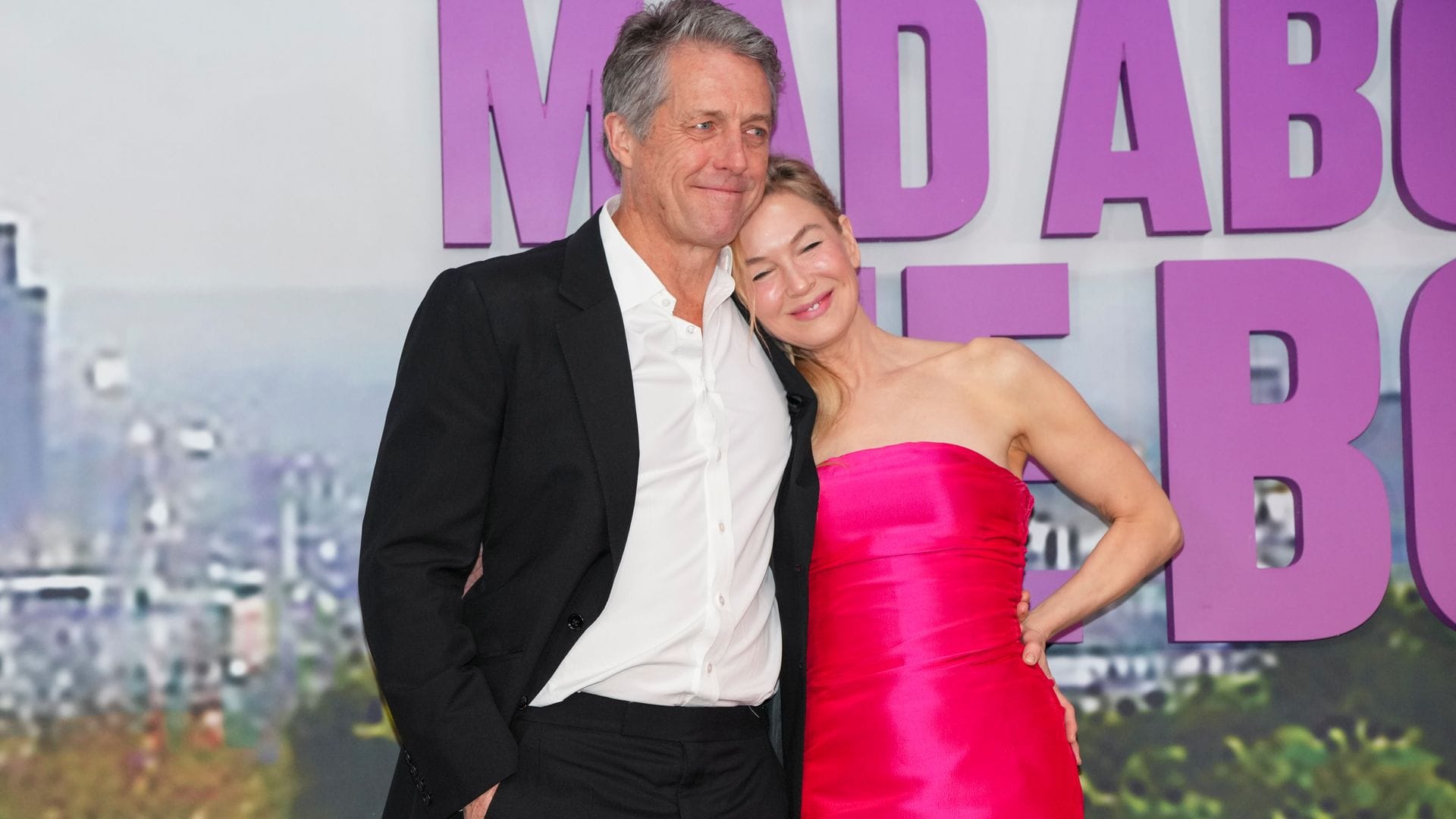 Eingespieltes Team: Hugh Grant und Renée Zellweger - hier bei der Premiere des Films "Bridget Jones: Mad About the Boy" (deutscher Titel: "Bridget Jones - Verrückt nach ihm") im Januar 2025 in London. (Archivbild)