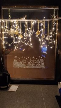 Die Fensterdeko von Jochen Mezger aus Schönaich.