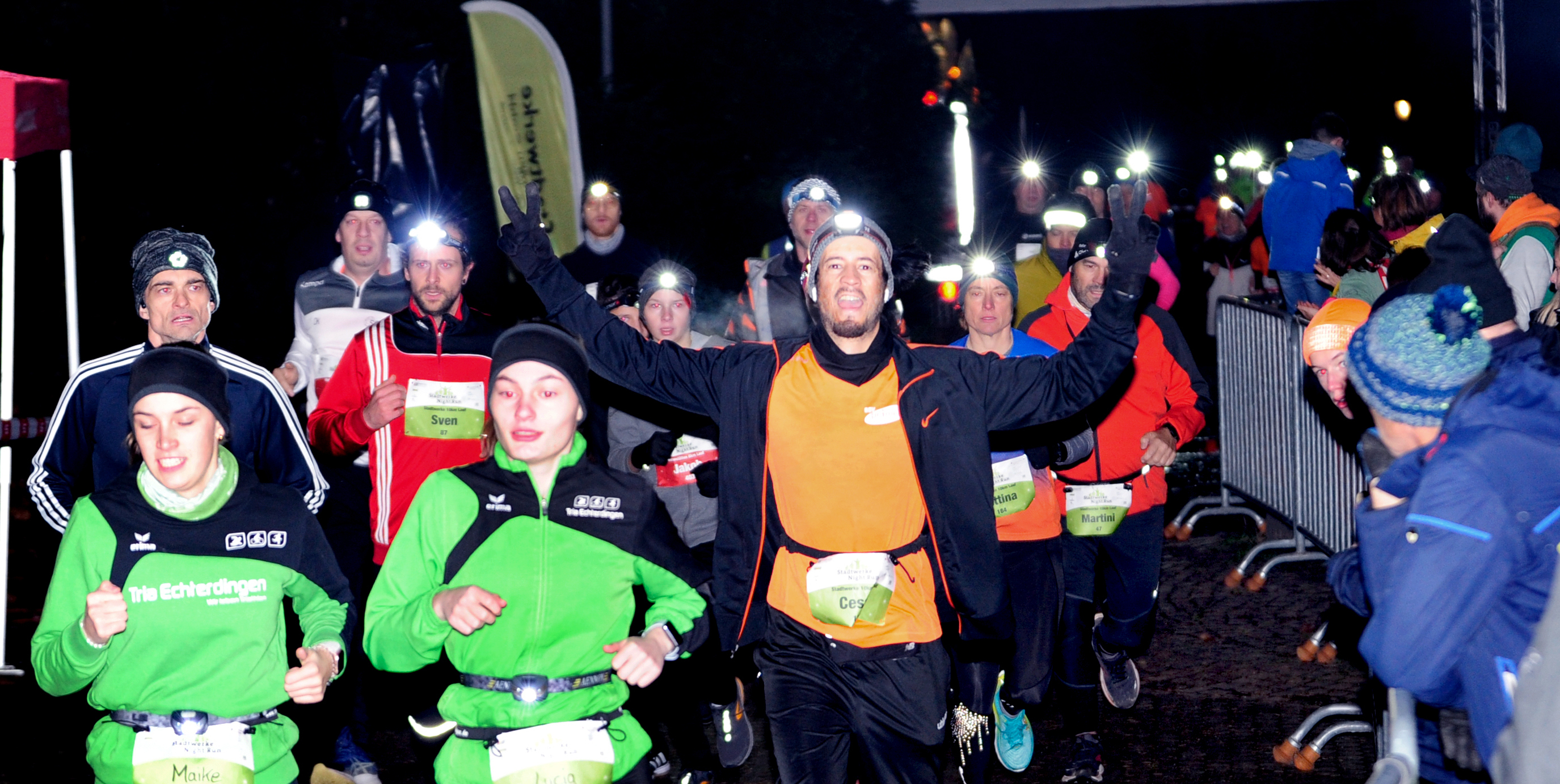 Klare Sache: Das Finale der Laufsaison im Landkreis hat Spaß gemacht.Bild: Photostampe