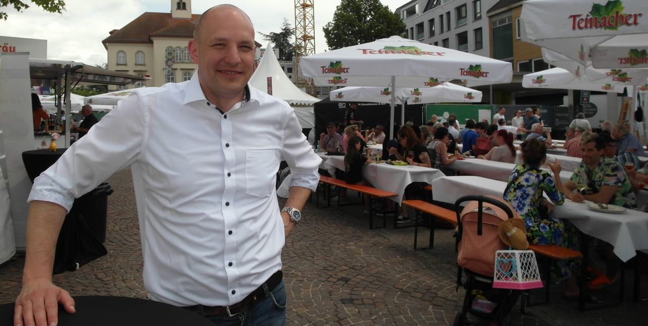 Der Chef des Sindelfinger Erikson Hotels und Organisator des Schlemmermarktes, Peter Kramer, zieht ein positives Fazit.