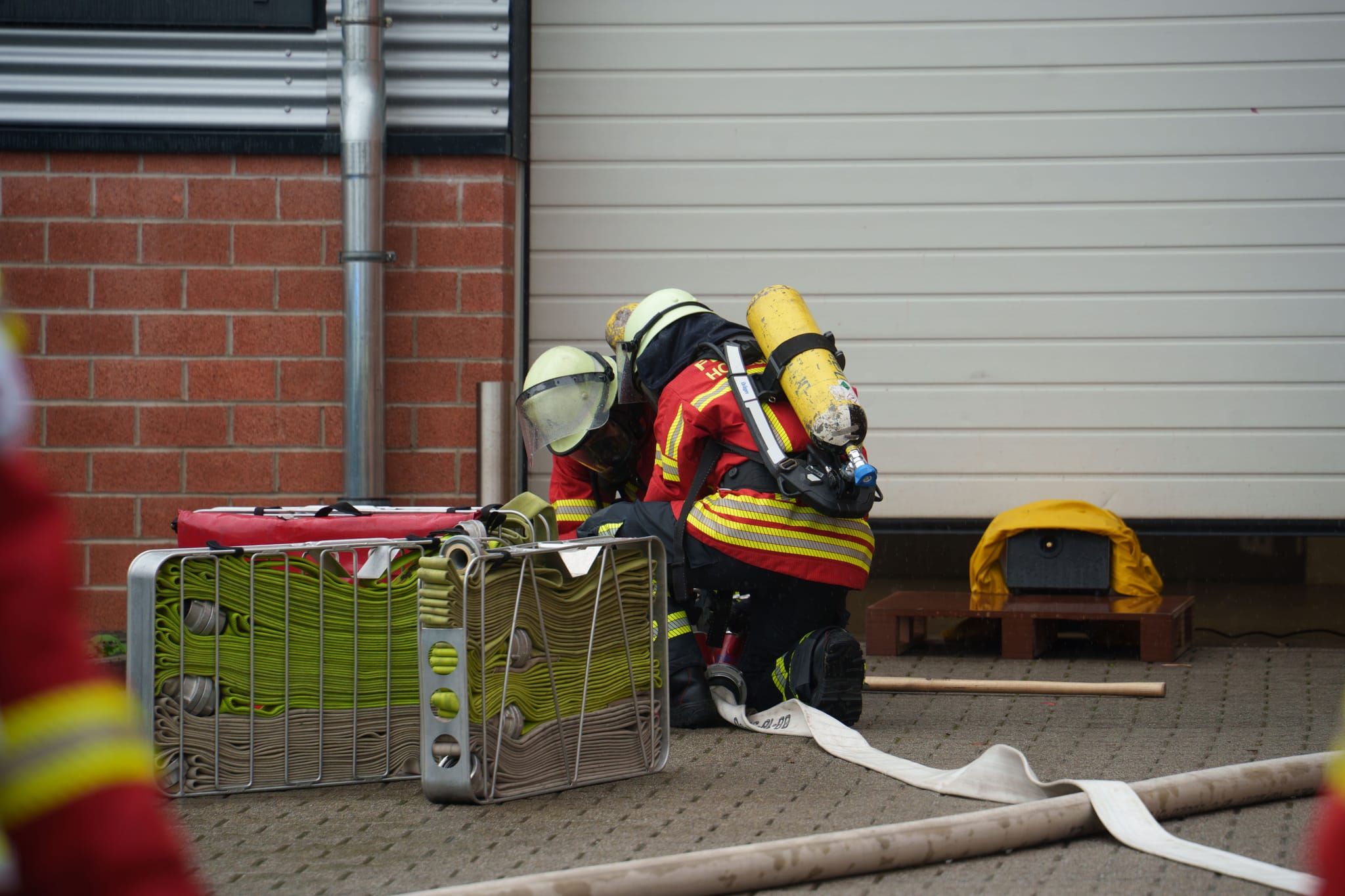 Hauptübung der Feuerwehr Holzgerlingen.