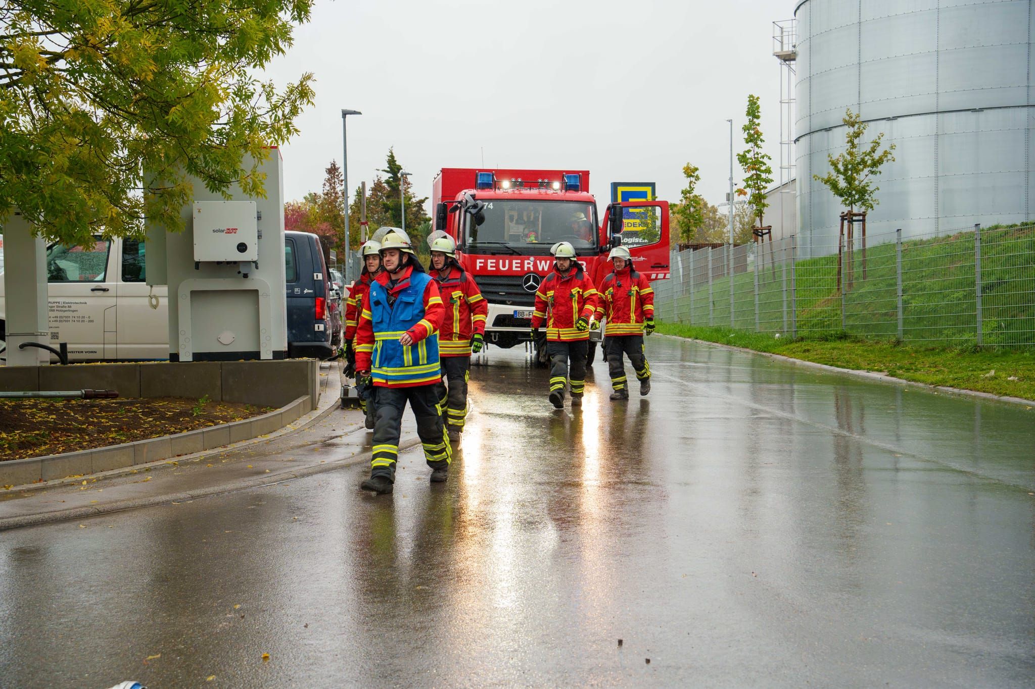 Hauptübung der Feuerwehr Holzgerlingen.