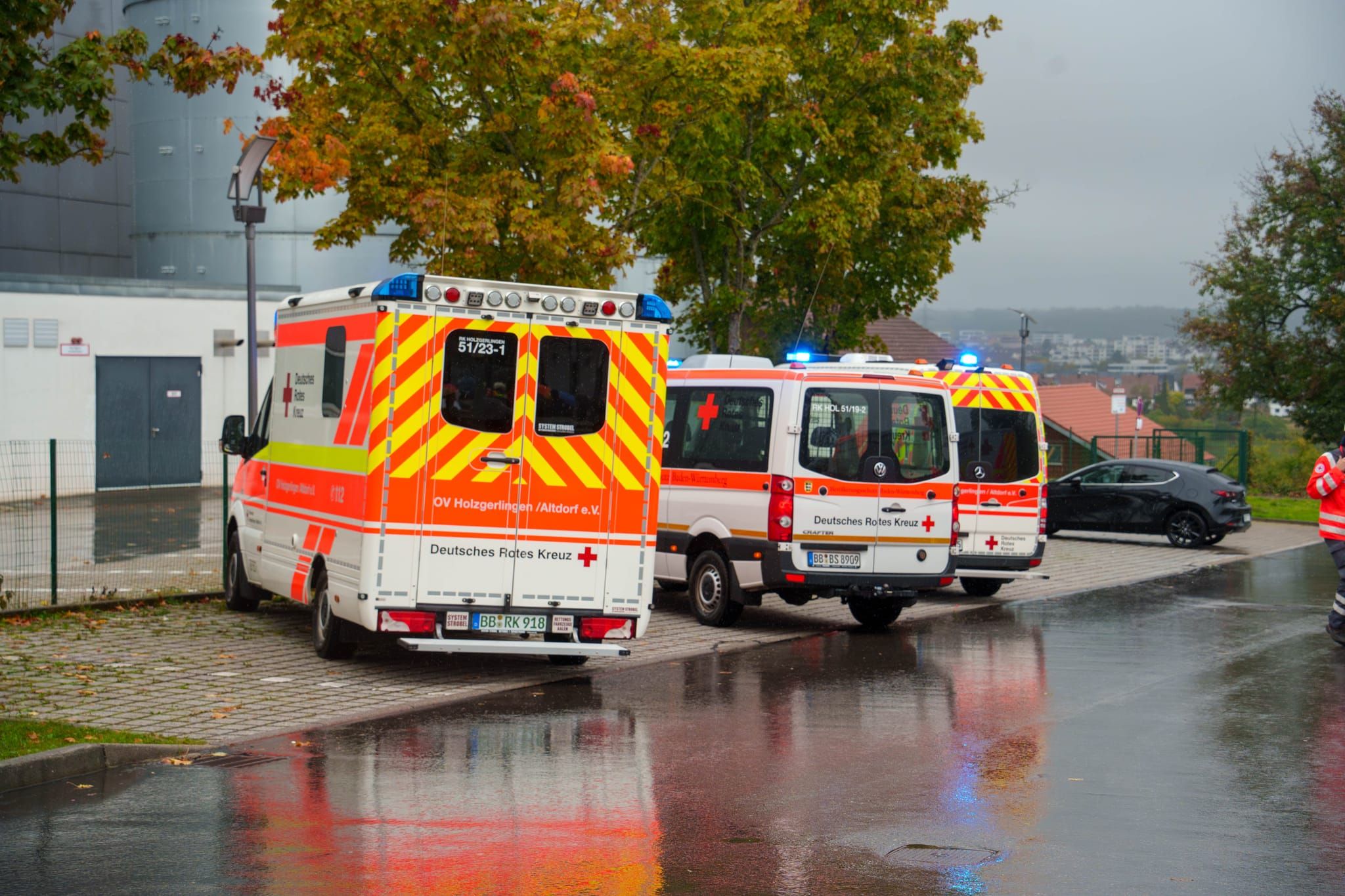 Hauptübung der Feuerwehr Holzgerlingen.