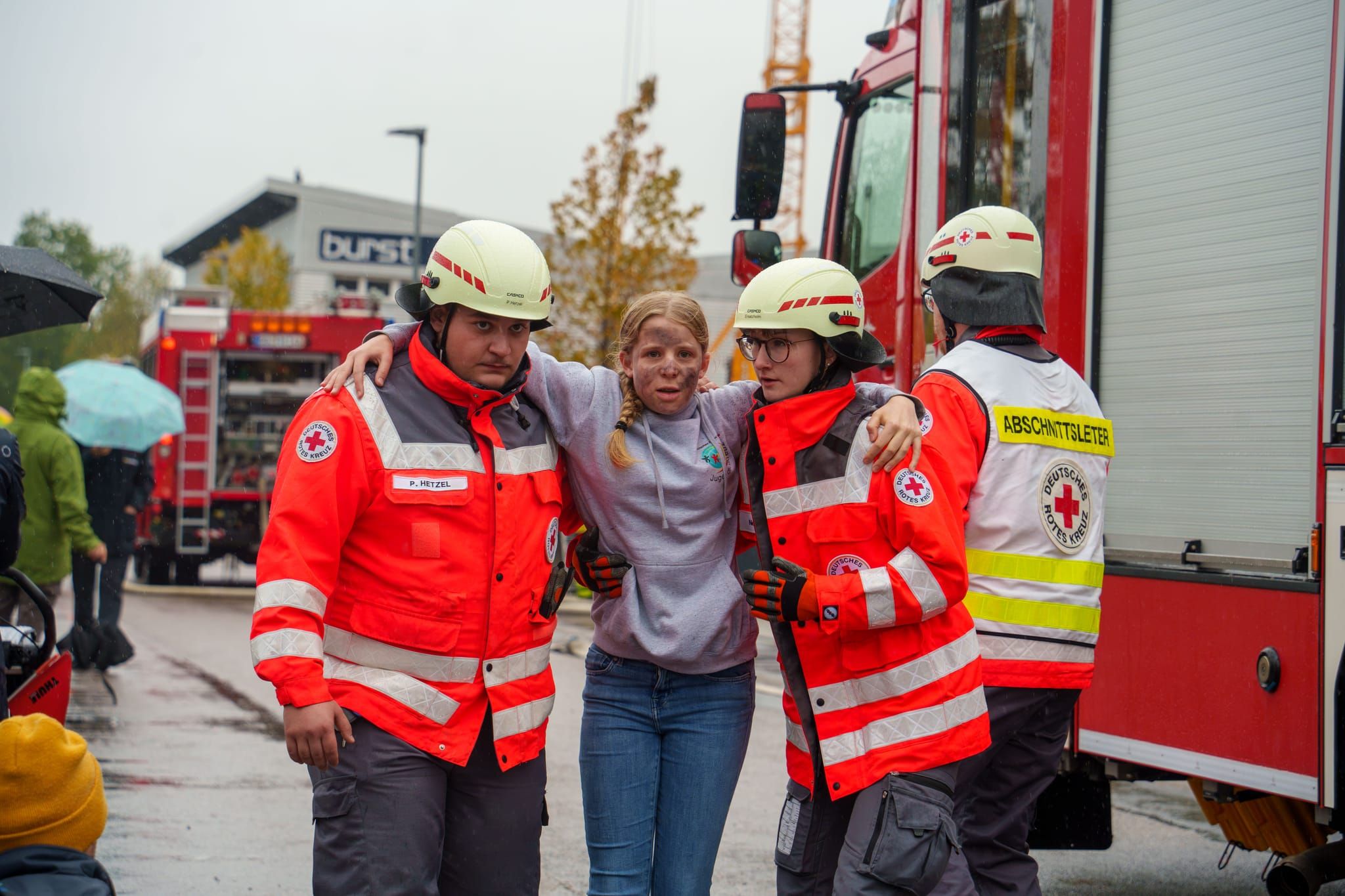 Hauptübung der Feuerwehr Holzgerlingen.