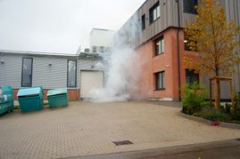 Hauptübung der Feuerwehr Holzgerlingen.
