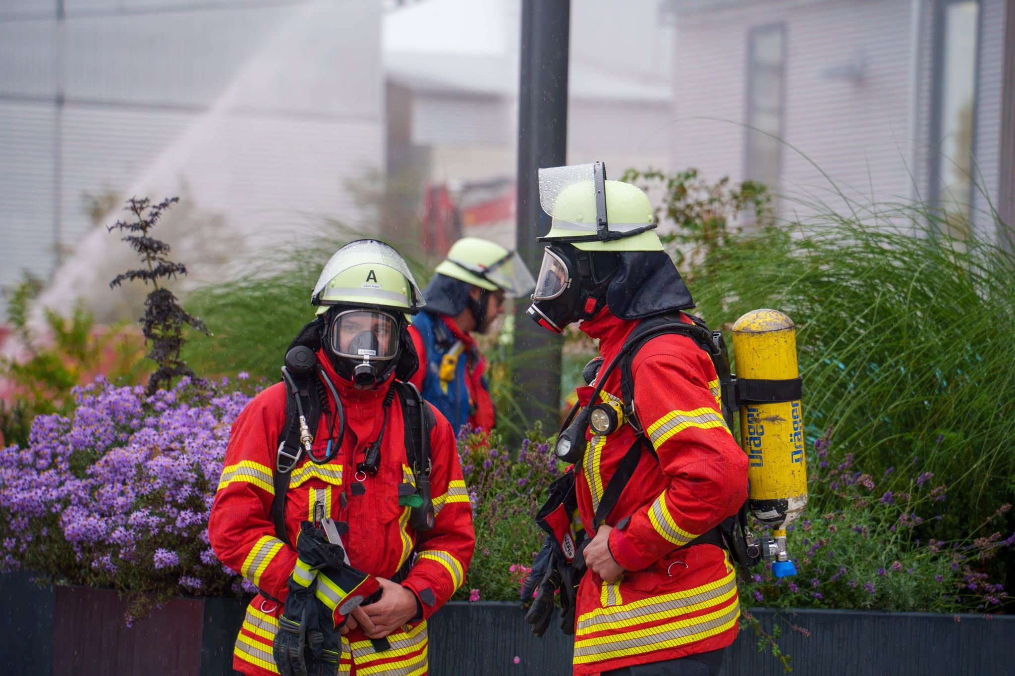 Hauptübung der Feuerwehr Holzgerlingen.