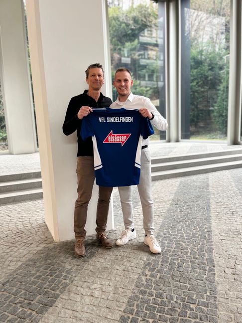 Thomas Dietsche und der künftige Co-Trainer Alexander Pretsch. Bild: z