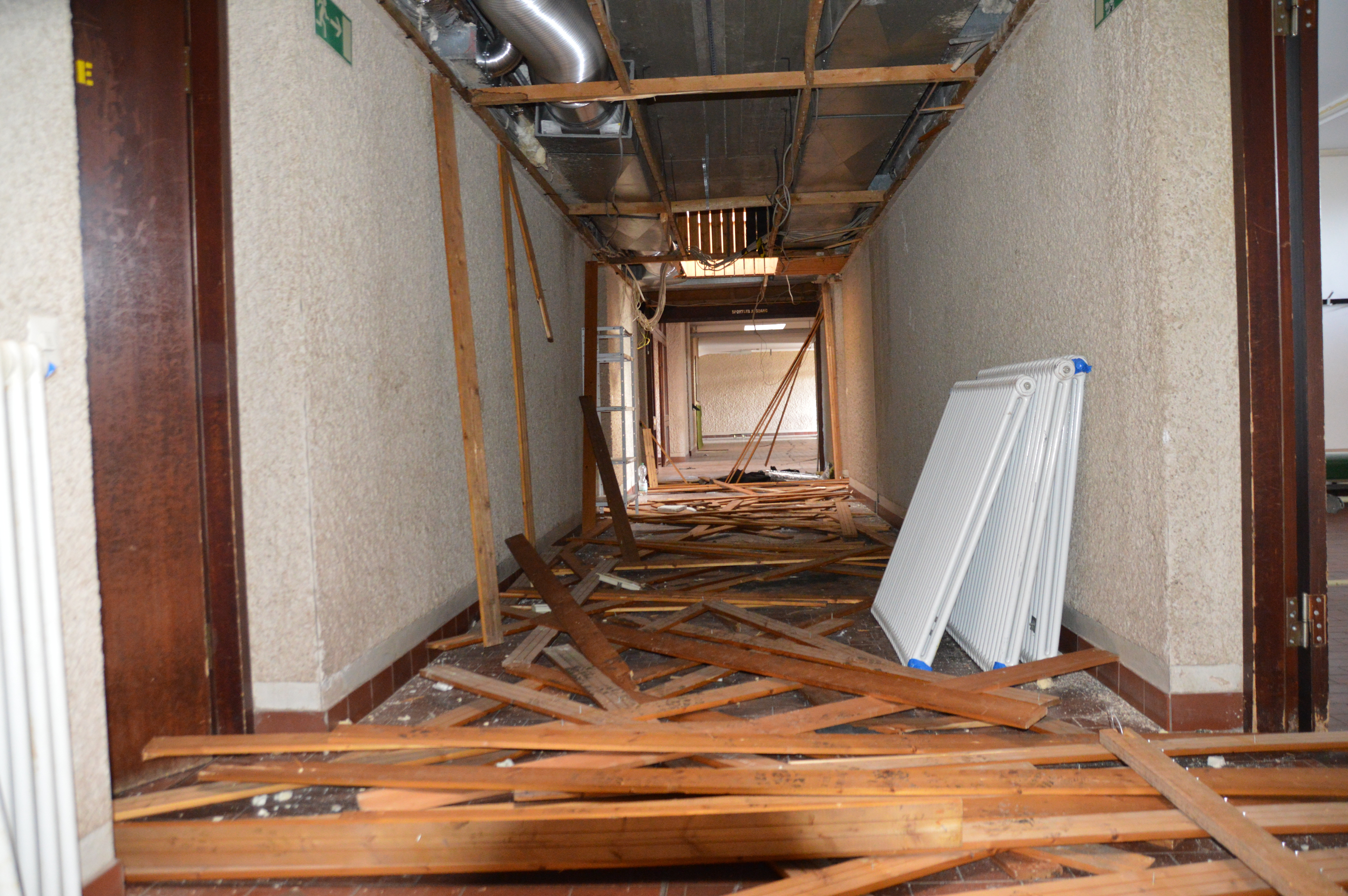Jede Menge Holz im Kabinentrakt.Bild: Wegner