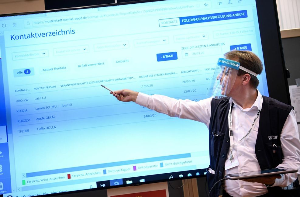 Sormas sollte die Kontaktnachverfolgung vereinfachen. Doch die meisten Gesundheitsämter im Land verzichten lieber auf die Software.
Foto: dpa/Britta Pedersen
