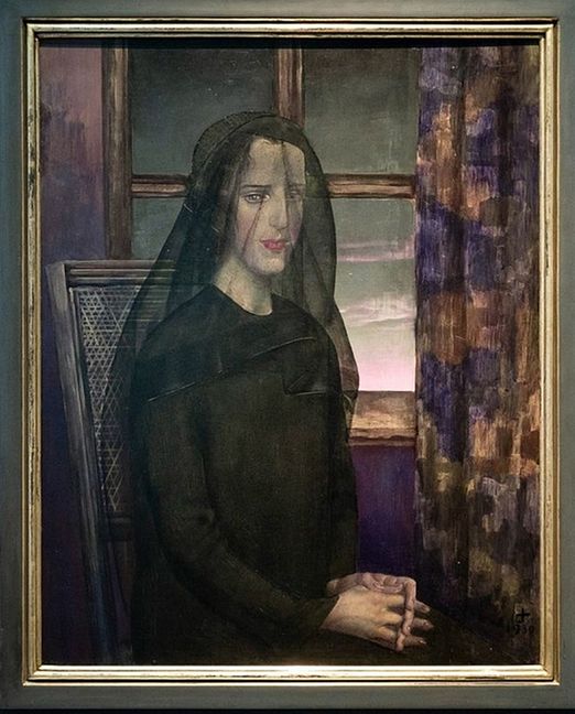 Das Portrait der trauernden Marfried Hettner hat Otto Dix 1930 gemalt. Bild: Galerie der Stadt Sindelfingen/z