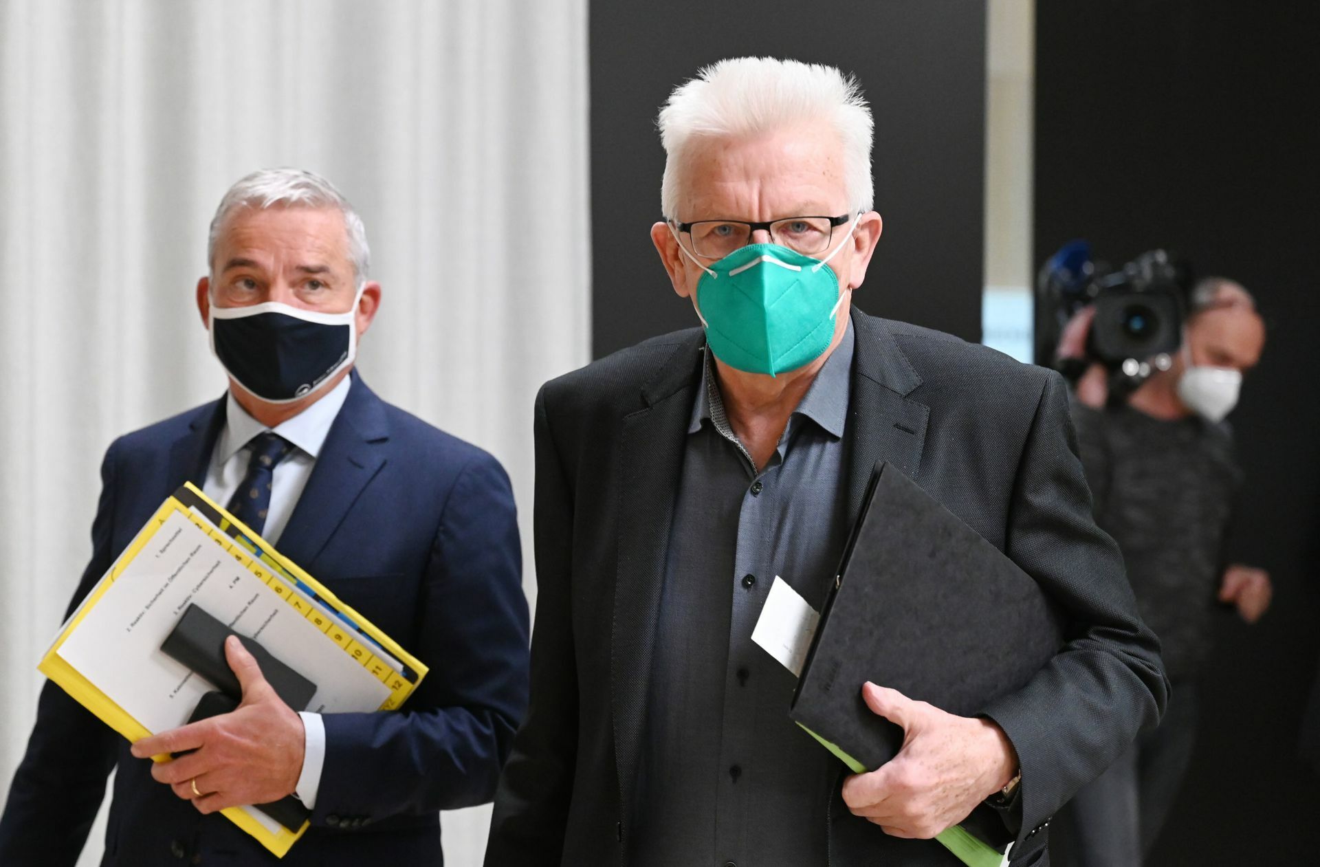 Vor einer Neuauflage ihrer Koalition in Baden-Württemberg?  CDU-Chef Thomas Strobl (links) und der grüne Ministerpräsident Winfried  Kretschmann. Foto: dpa/Marijan Murat