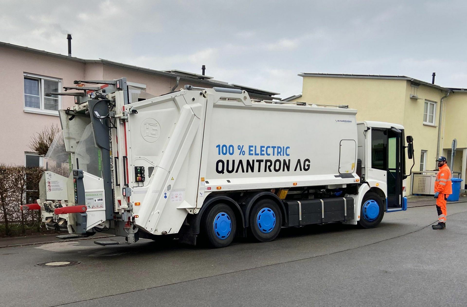 Ein Diesel-Müllfahrzeug wurde auf Elektro umgebaut und von einer hessischen Kommune gekauft.