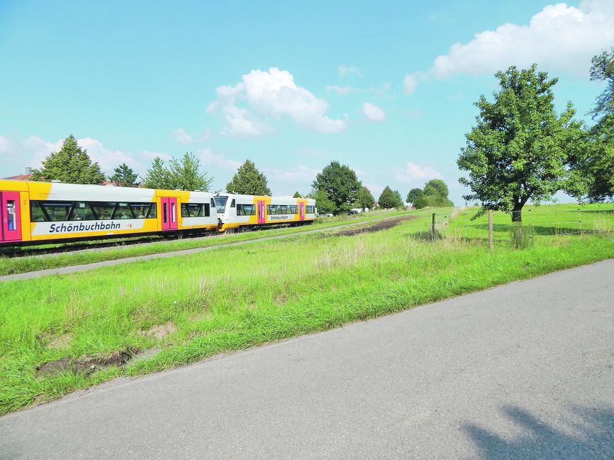 Bald wieder zwischen Holzgerlingen und Dettenhausen unterwegs: die Schönbuchbahn. Bild: z