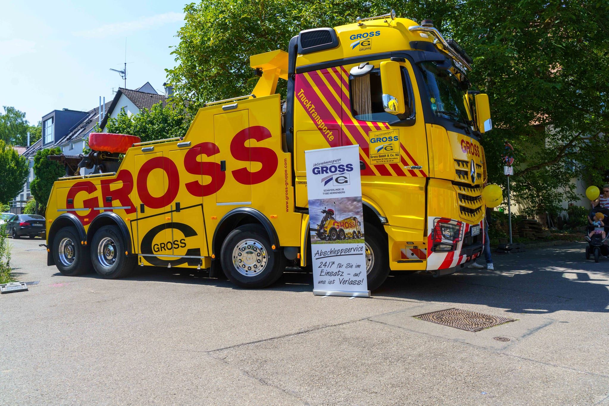 Impressionen von der Blaulichtmeile beim Jubiläumswochenende der Freiwilligen Feuerwehr Maichingen.