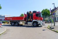 Impressionen von der Blaulichtmeile beim Jubiläumswochenende der Freiwilligen Feuerwehr Maichingen.