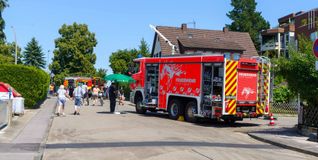 Impressionen von der Blaulichtmeile beim Jubiläumswochenende der Freiwilligen Feuerwehr Maichingen.