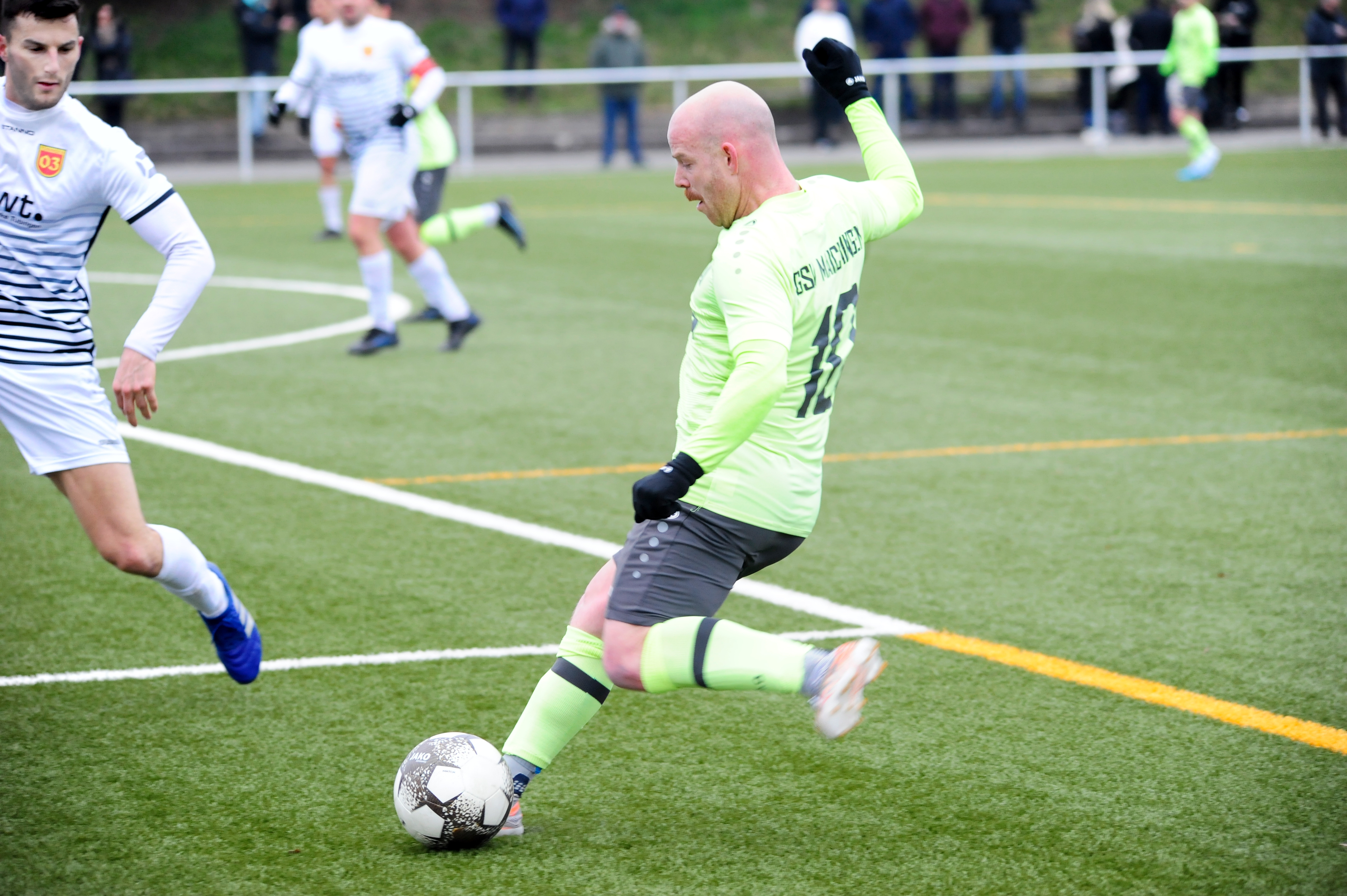Dirk Prediger und der GSV Maichingen standen bei Türkspor Neckarsulm auf verlorenem Posten. Bild: photostampe