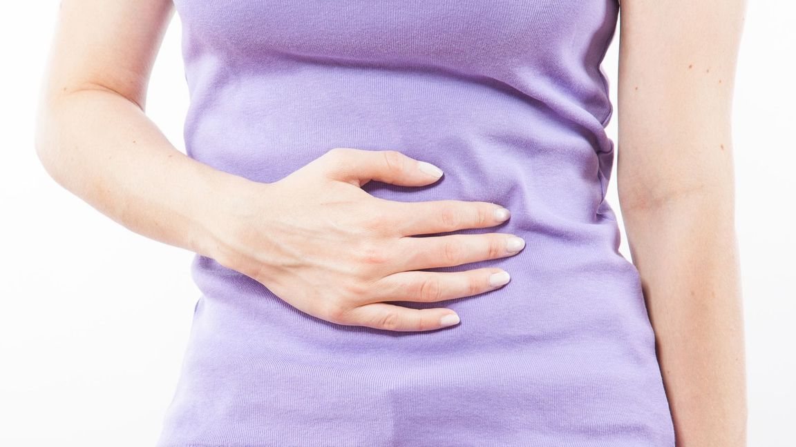 Kleine Mahlzeit, große Kugel: Für einen Blähbauch sind Gase in Magen und Darm verantwortlich.