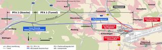 Der rund 11 Kilometer lange Tunnel wird das östliche Ende des Stuttgarter Flughafen-Fernbahnhofs (Planfeststellungsabschnitt 1.3a des Projekts Stuttgart 21) mit der bestehenden Strecke der Gäubahn auf Höhe der Autobahnanschlussstelle Sindelfingen-Ost verbinden. Er ist als zweiröhriger, jeweils eingleisiger Eisenbahntunnel geplant.