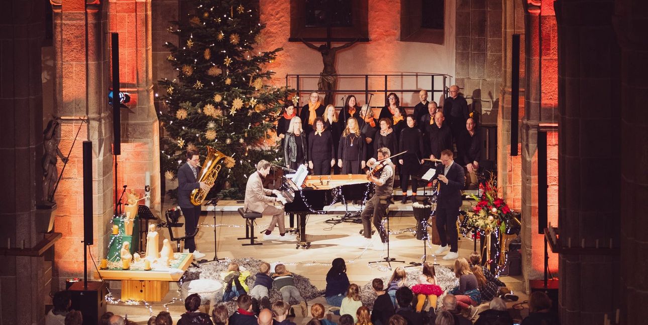 Die Martinskirche ist der passende Ort für das Konzert der Hanke Brothers.