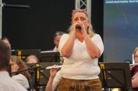 Impressionen vom musikalischen Abschluss des Feuerwehrjubiläums.