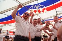 Impressionen vom musikalischen Abschluss des Feuerwehrjubiläums.
