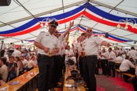 Impressionen vom musikalischen Abschluss des Feuerwehrjubiläums.