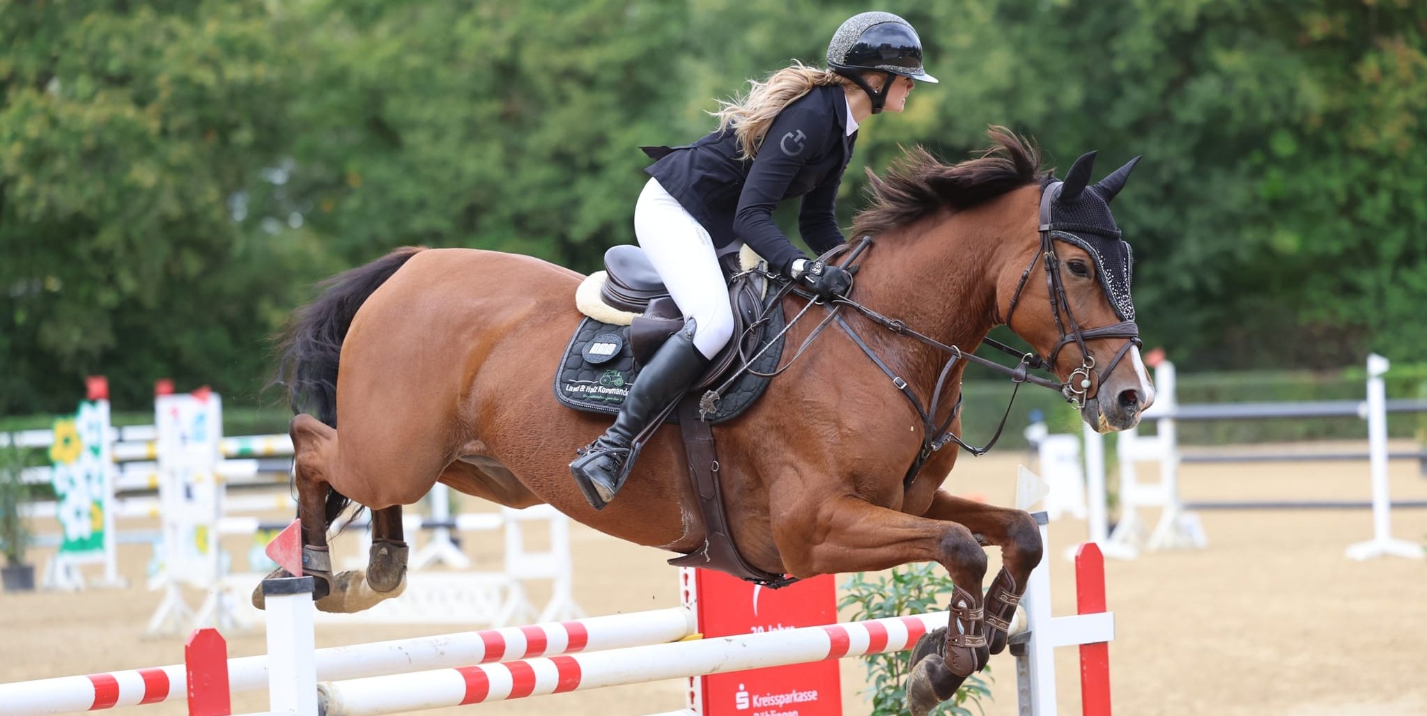 Anastasia Wetzstein wurde im Finale auf Galita starke Fünfte unter internationalen Profis im Großen Preis von Böblingen.