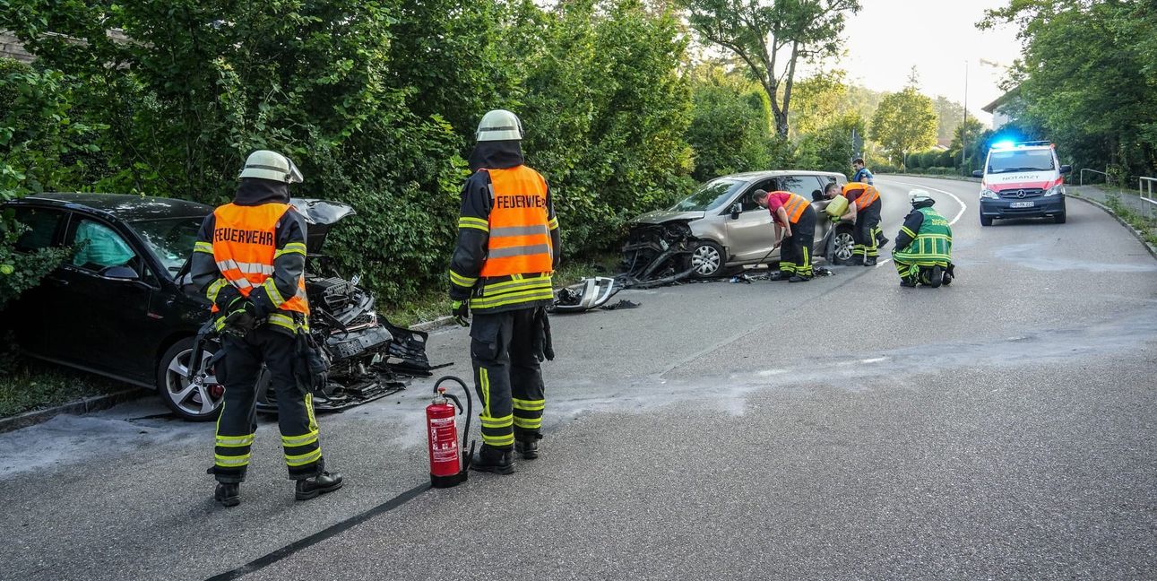 Die Straße musste gesperrt werden.