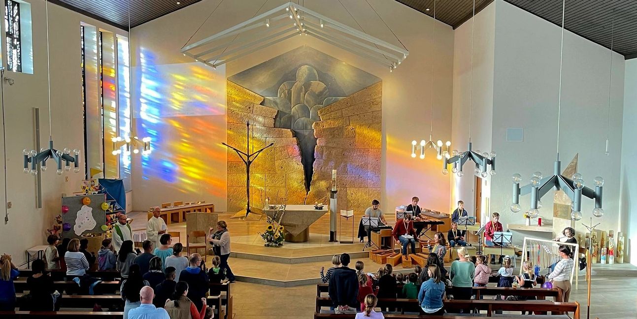 Fröhlich klang es beim Kinderchortag in der Gärtringer Kirche St. Michael.