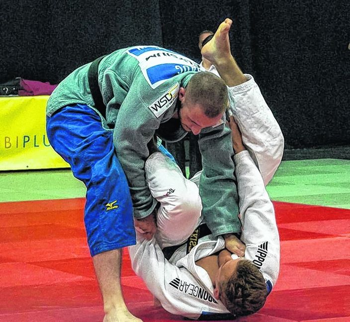 Philipp Haug (oben) wird auch am zweiten Erstliga-Kampftag wieder eine der Stützen des VfL-Teams sein. Bild: Vilz