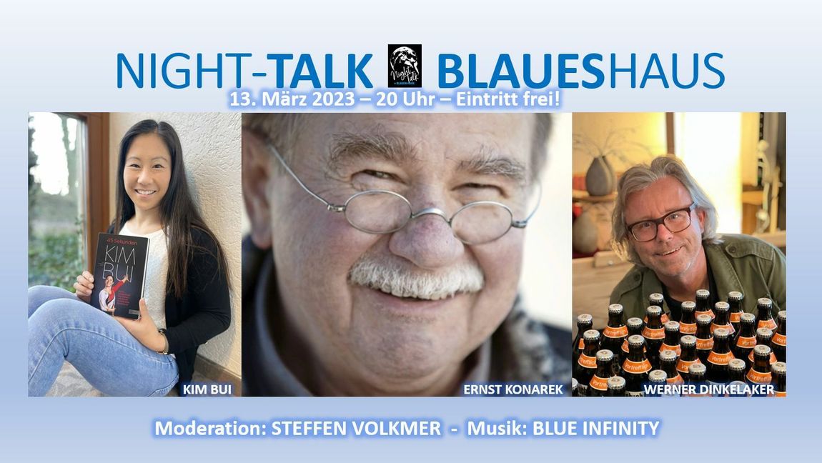 Am Montag ist wieder Night Talk im Blauen Haus. Bild: z