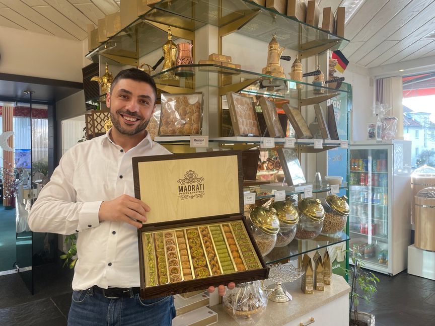 Mohamed Madrati bietet auch Geschenkboxen an.